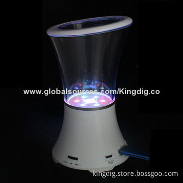NFC Bluetooth Speaker with Handsfree, U-disk and SD Card, FM, Measures 90*90*230.5mm